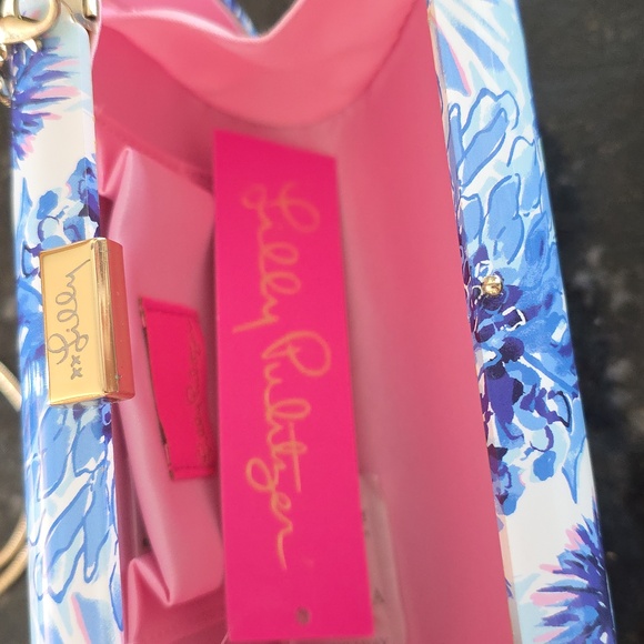 Lilly Pulitzer hard-sided clutch - Picture 2 of 6